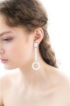 Серьги Minimalism Асимметрия - фото 45848