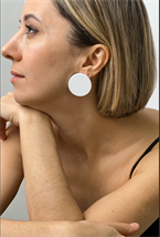 Серьги Wood circle 23 - фото 47516