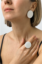 Серьги Minimalism Circle 36 - фото 47768