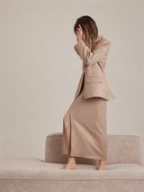 Юбка миди прямого кроя - фото 48165