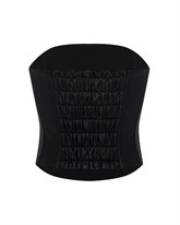 Корсет прямой из эко кожи - фото 48446