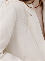 Костюм из итальянского льна с напылением - фото 48796