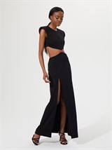 Платье макси с кольцом - фото 48803