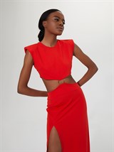 Платье макси с кольцом - фото 48849