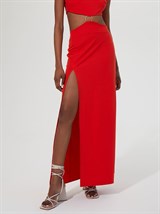 Платье макси с кольцом - фото 48851