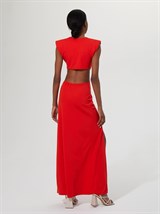 Платье макси с кольцом - фото 48852