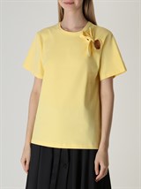 Футболка с бантом - фото 49009