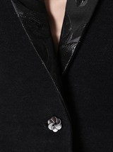 Жакет с лацканами из жаккарда - фото 49015