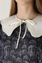 Платье мини с воротником одуванчики - фото 49050