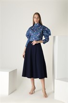 Блузка "Краснокнижные" с принтом - фото 49068