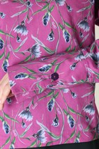 Блузка "Краснокнижные" с принтом - фото 49105