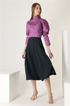 Блузка "Краснокнижные" с принтом - фото 49106