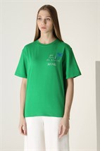 Футболка "Краснокнижные" с вышивкой "Василек русский" - фото 49110