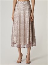 Юбка из кружева миди - фото 49122