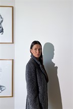 Меховое пальто-пиджак из итальянской шерсти - фото 50581