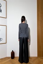 Лонгслив из итальянской вискозы и шерсти - фото 50605