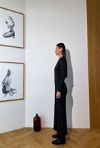 Платьте макси со сборкой из итальянской вискозы - фото 50608