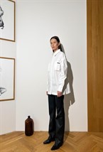 Рубашка длинная из итальянского хлопка - фото 50652