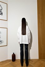 Рубашка длинная из итальянского хлопка - фото 50655