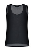 Топ трикотажный черный - фото 50718