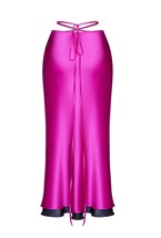 Юбка шелковая с завязками лиловый и синий - фото 50728 Юбка шелковая с завязками лиловый и синий - фото 50728