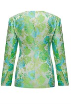 Жакет жаккардовый с цветами - фото 50744