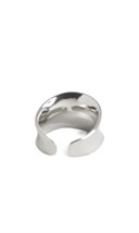 Широкое кольцо под серебро - фото 50904