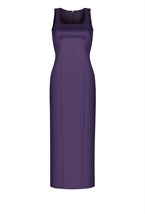 Платье фиолетовое шерсть - фото 51632