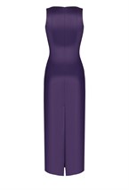 Платье фиолетовое шерсть - фото 51633