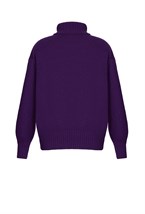 Свитер кашемир фиолетовый - фото 51645