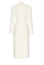 Пальто белое - фото 51663