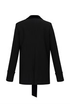 Жакет с бантом из бархата - фото 52117