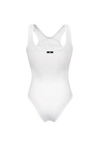 Хлопковое боди с вырезом - фото 52182