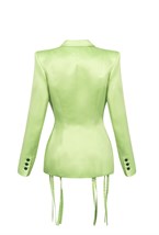 Двубортный жакет с защипами - фото 52206