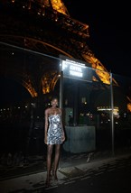 Платье комбинация в пайетках - фото 53550