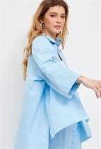 Рубашка оверсайз - фото 54698