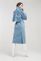 Плащ из джинсы - фото 54988