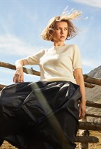 Джемпер кашемировый с коротким рукавом - фото 55879