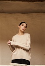 Джемпер кашемировый в стиле оверсайз - фото 55883