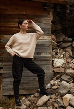 Джемпер кашемировый в стиле оверсайз - фото 55884