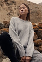 Джемпер кашемировый в стиле оверсайз - фото 55940