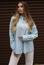 Льняная рубашка - фото 56120