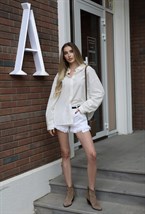 Льняная рубашка - фото 56122