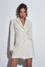 Платье-жакет с разрезами - фото 56374