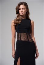 Платье с корсетным поясом - фото 56379