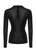 Лонгслив черный - фото 56459 Лонгслив черный - фото 56459