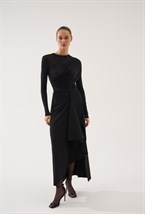 Лонгслив черный - фото 56460 Лонгслив черный - фото 56460