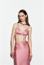 Юбка-макси из атласа - фото 57539