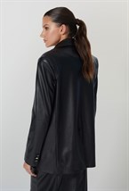 Жакет из экокожи - фото 57603