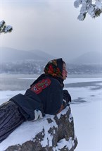 Фуфайка с ручной вышивкой - фото 57680 Фуфайка с ручной вышивкой - фото 57680